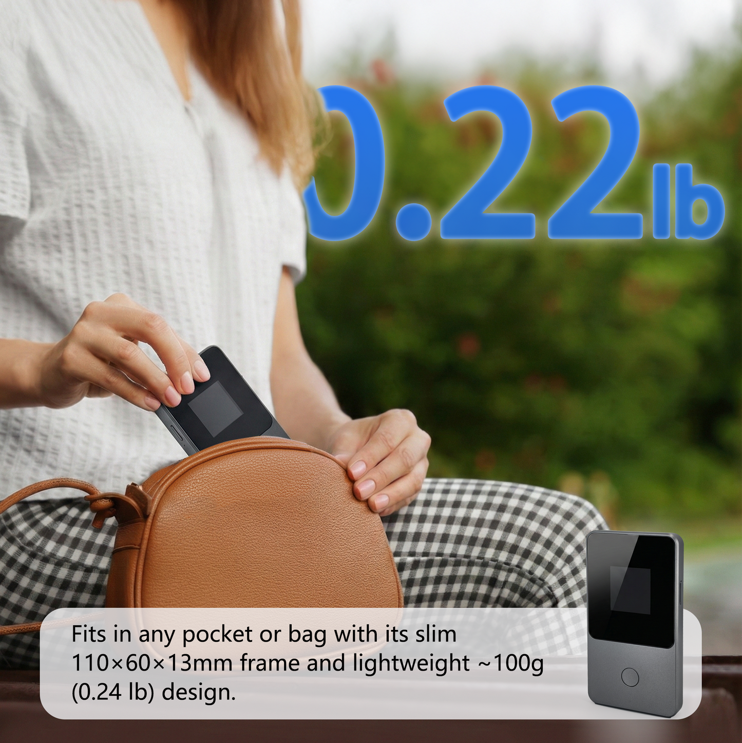 Global Pocket WiFi Hotspot | 10GB Preloaded, Connect 8 Devices