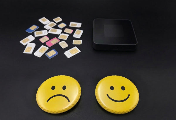 No SIM card, instant connection