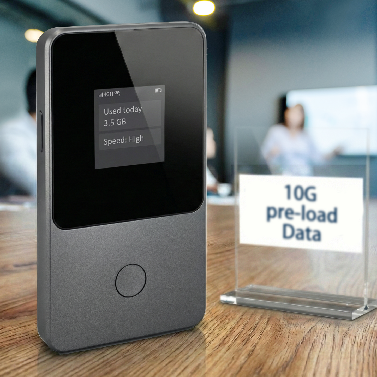 Global Pocket WiFi Hotspot | 10GB Preloaded, Connect 8 Devices